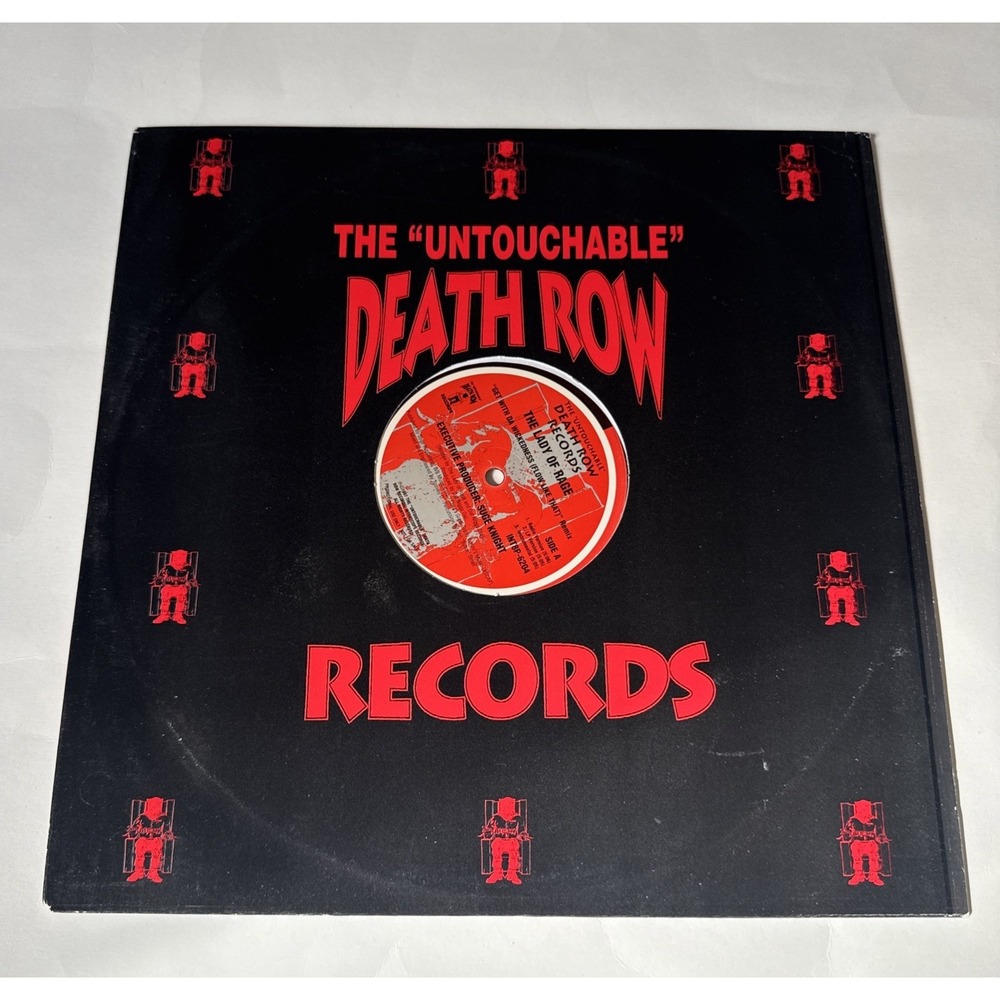 Lady Of Rage Get With Da Wickedness  Vinyl Record Death Row 1997 Hip Hop